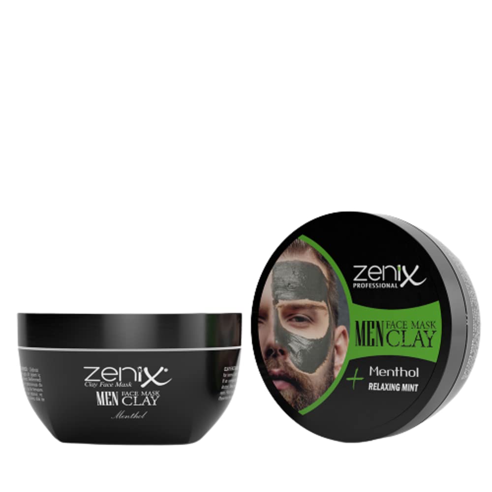 パック・フェイスマスク CLAY BEAUTY CLAY TREATMENT SHEET MASK Zenix Clay Face Mask With Menthol - 350ml | Relaxing Mint | Beauty