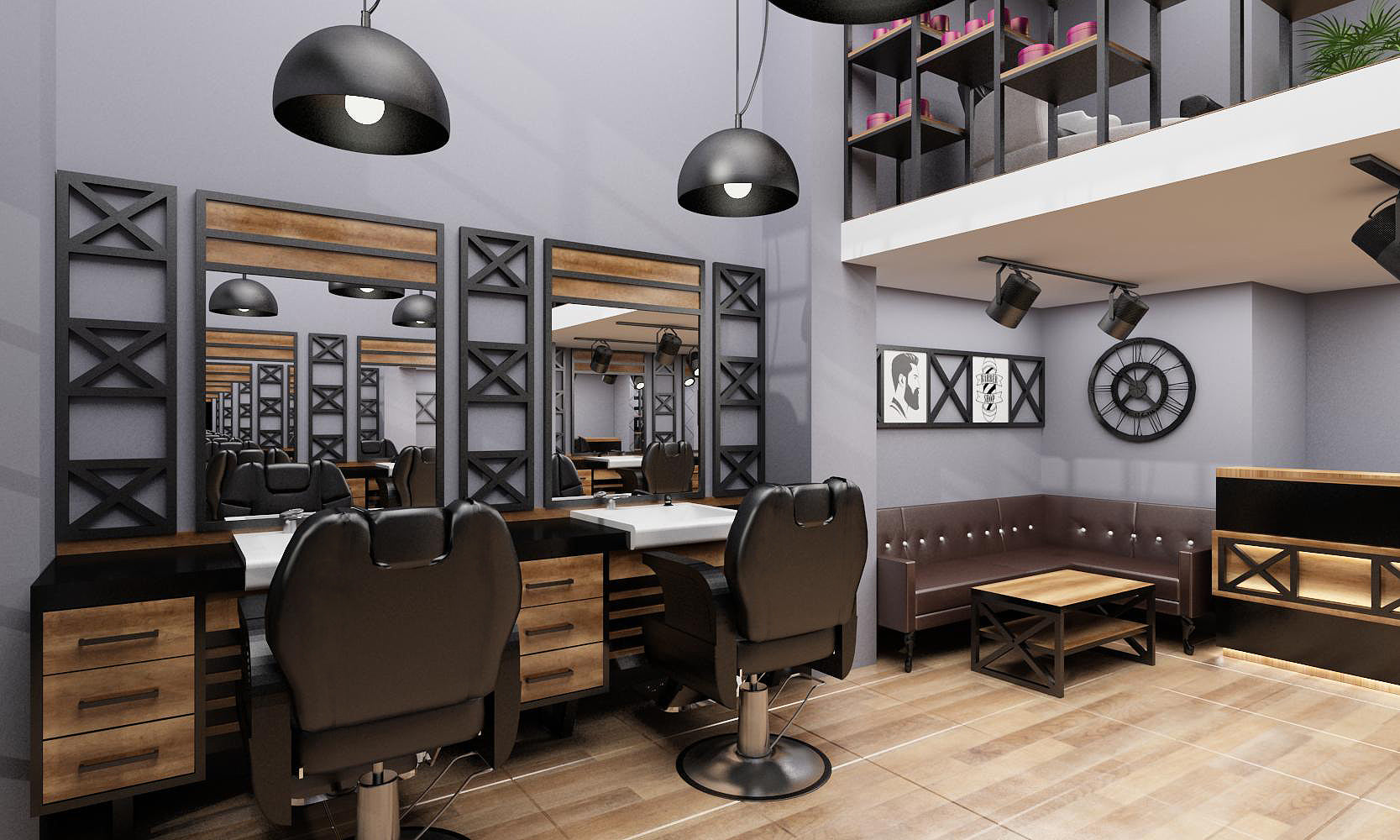 Barber Styling Units