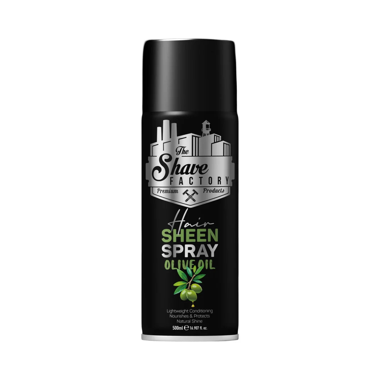 The Shave Factory Hair Sheen Spray Olive Oil - 500ml
