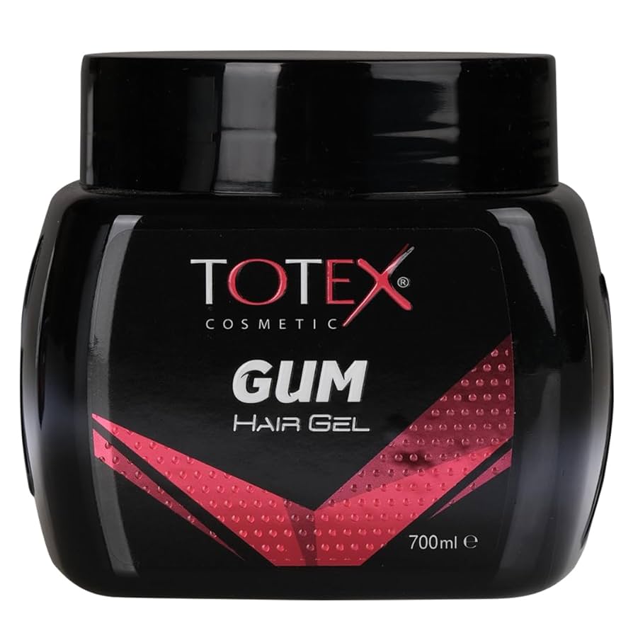 Totex Cosmetics Hair Styling Gum Gel Strong Hold Red - 700ml