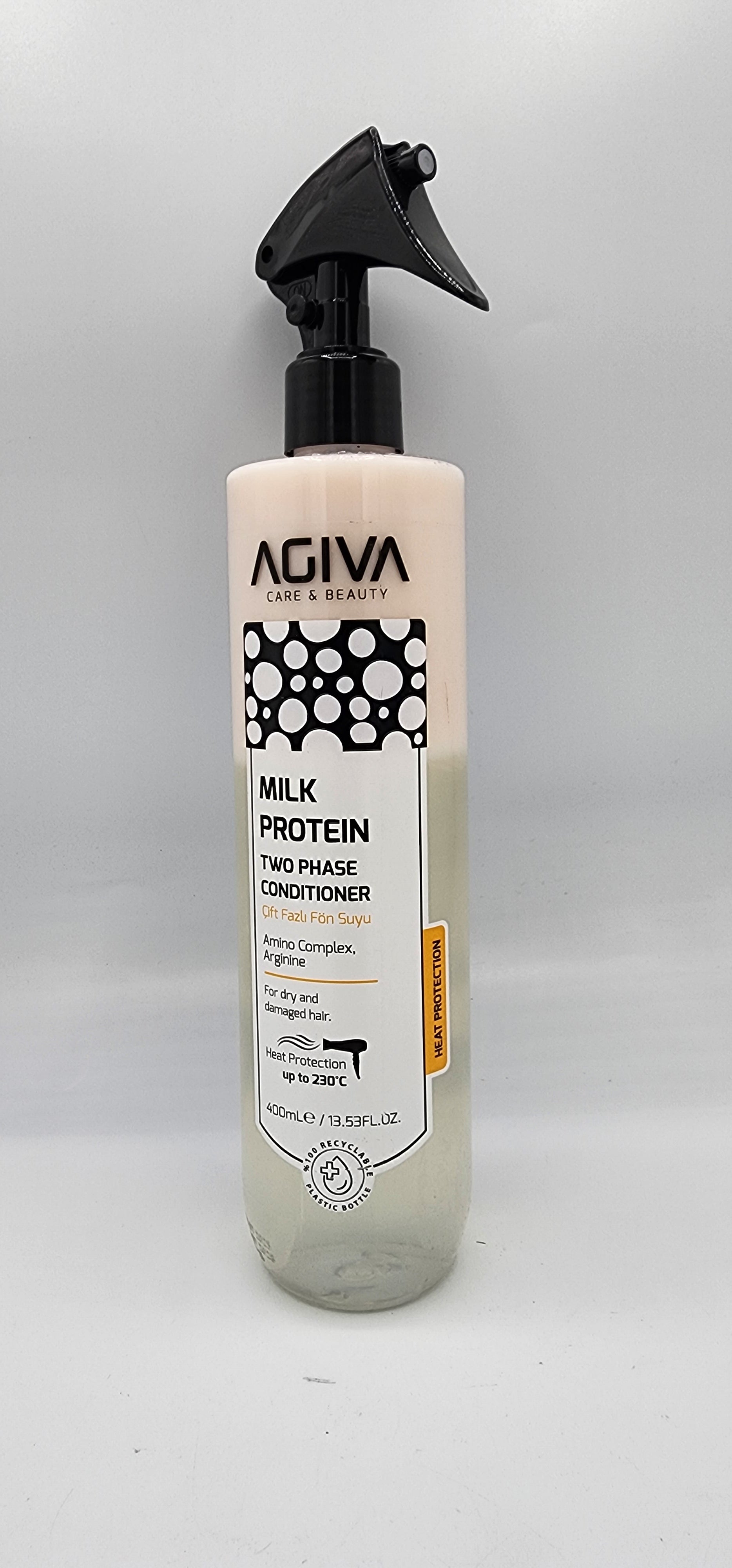 AGIVA Two Phase Conditioner - 400ml | Pro CARE - Dry & Damaged Hair | Milk Protein