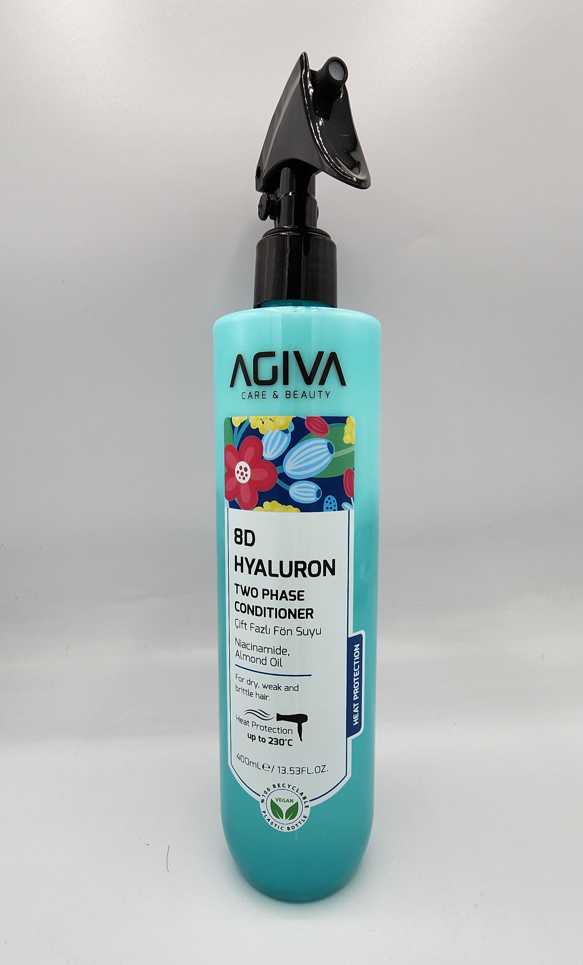 AGIVA Two Phase Conditioner - 400ml | Dry, Weak & Brittle Hair | 8D Hyaluron