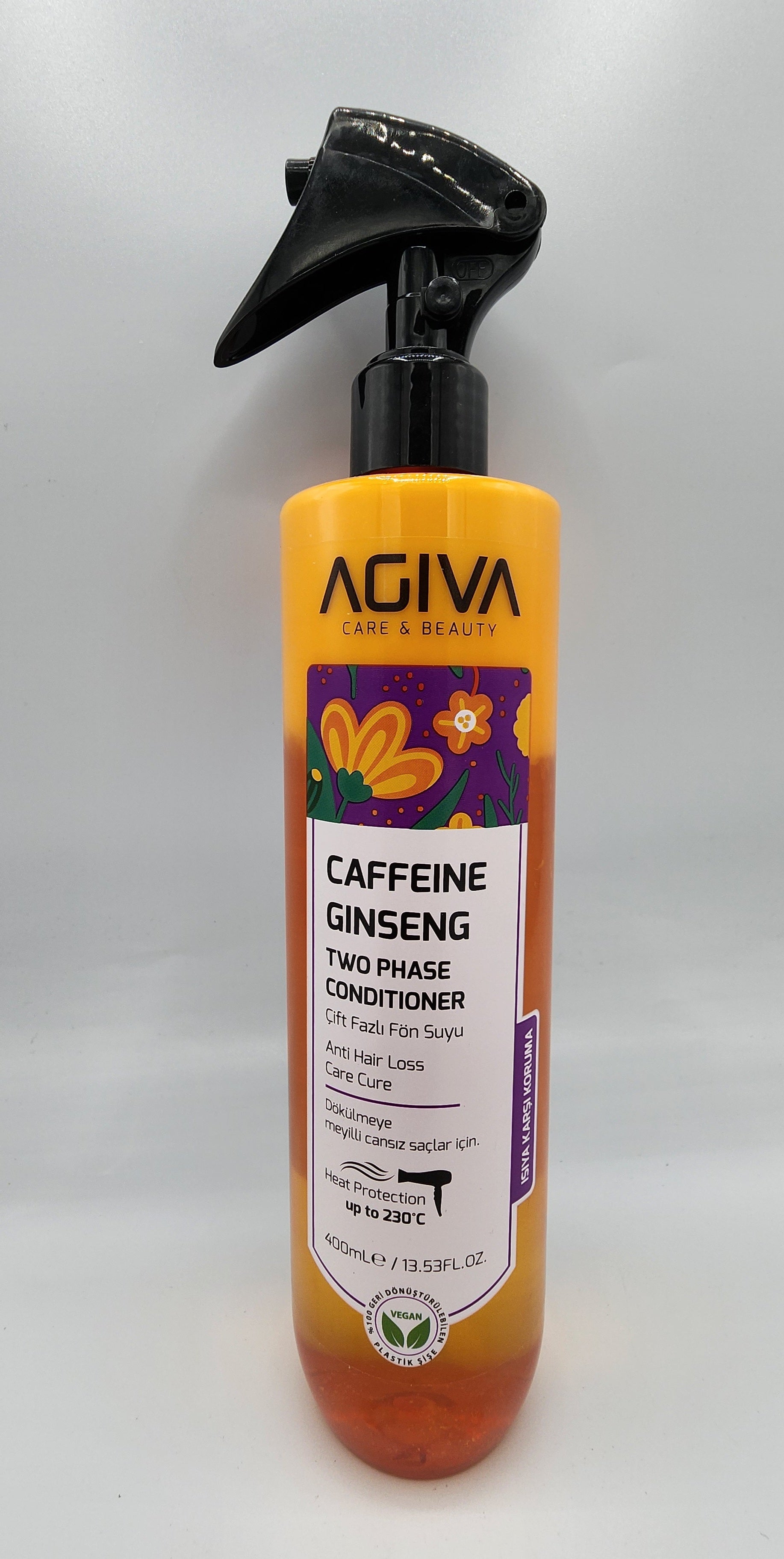 AGIVA Two Phase Conditioner - 400ml | Anti Hair Loss Care | Caffeine Ginseng
