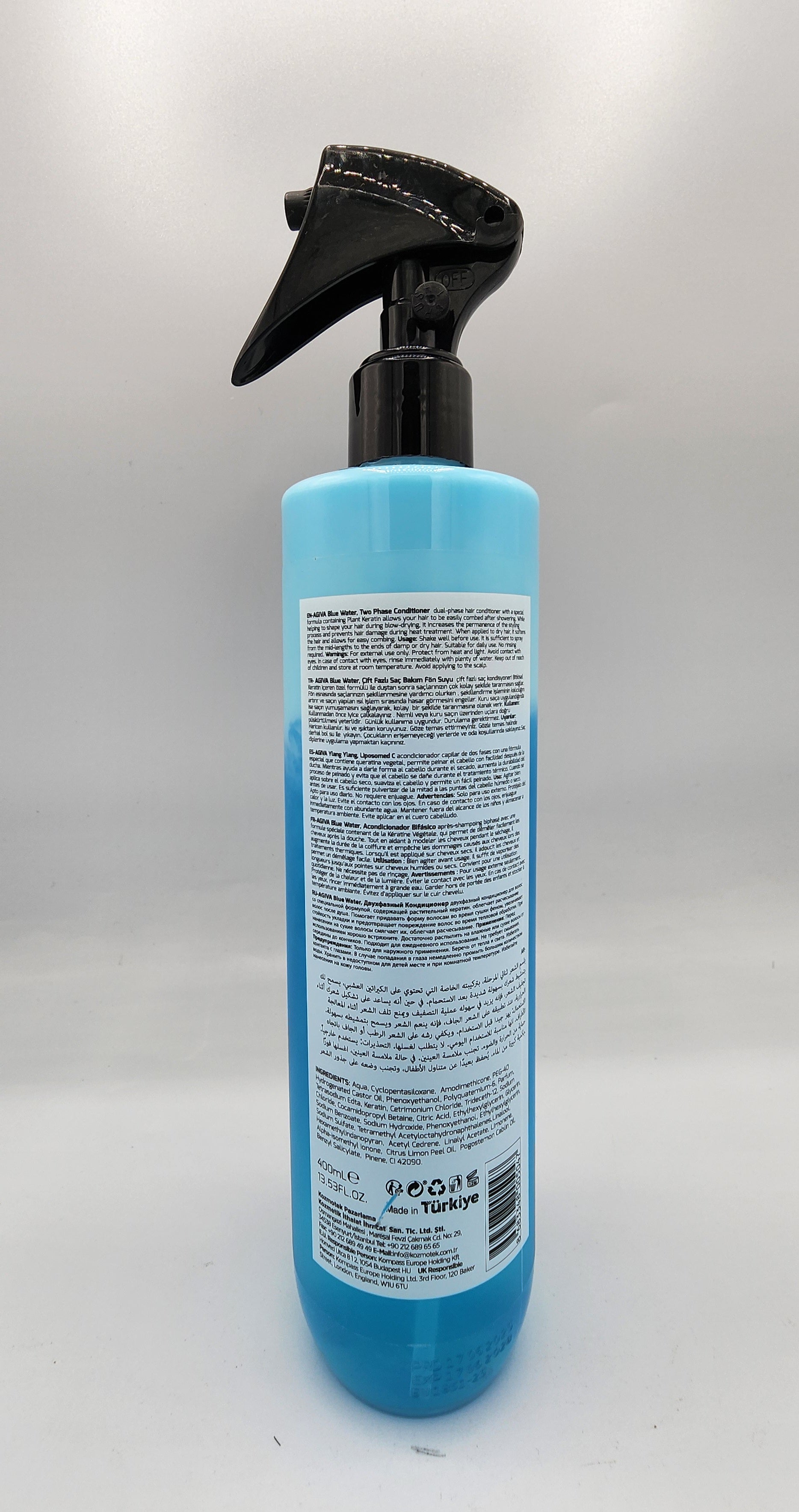 AGIVA Two Phase Conditioner - 400ml | All Hair Type | Keratin Repair
