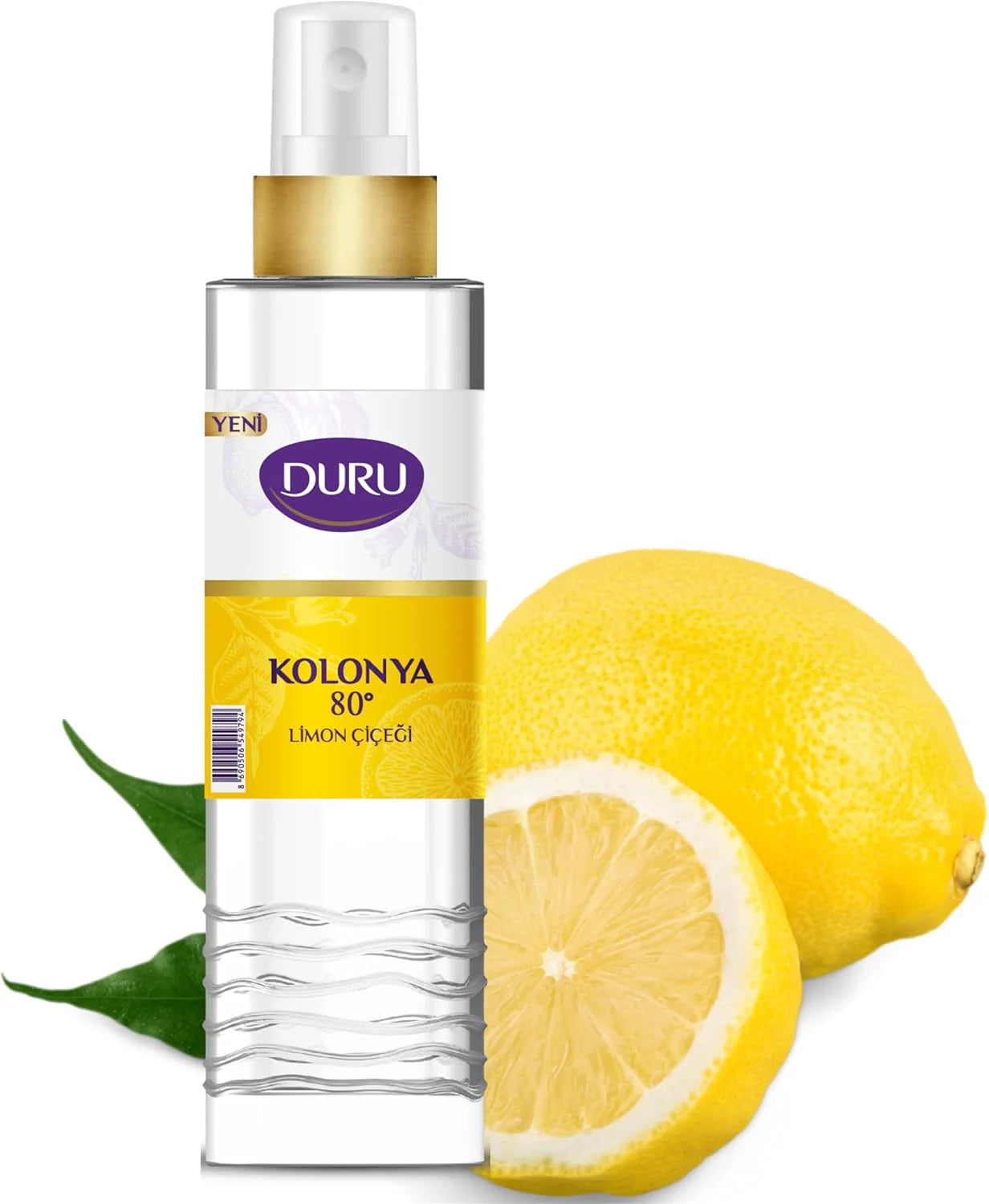 Duru Turkish Lemon Cologne Spray Pump Kolonya - 150ml