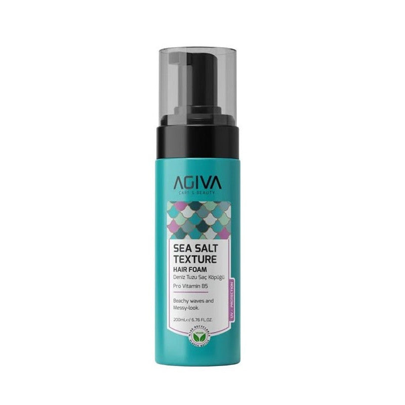 AGIVA Hair Styling Sea Salt Texture Foam Mousse - 200ml