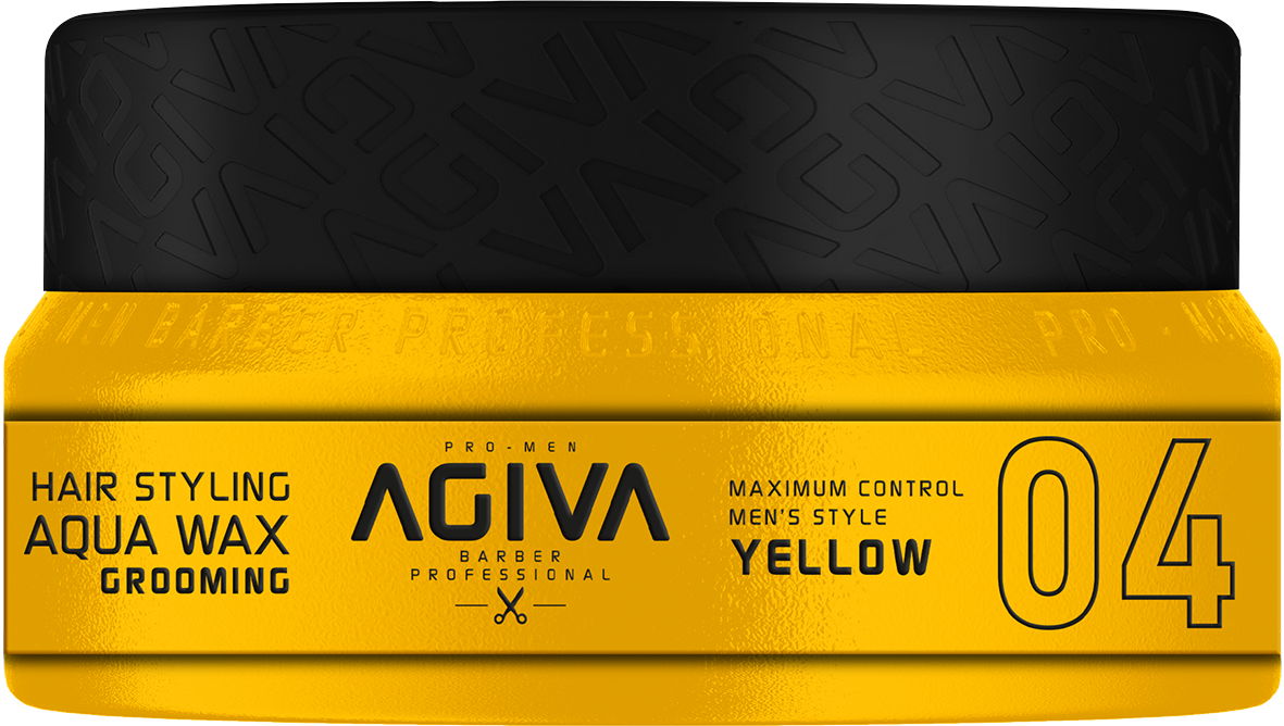 AGIVA Hair Styling Wax Yellow Grooming No.4 - 90ml | Travel Size