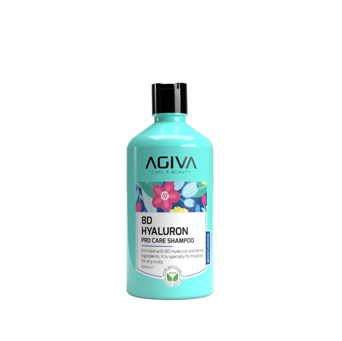 AGIVA 8D Hyaluron Pro Care Shampoo - 500ml | Niacinamide & Almond Oil