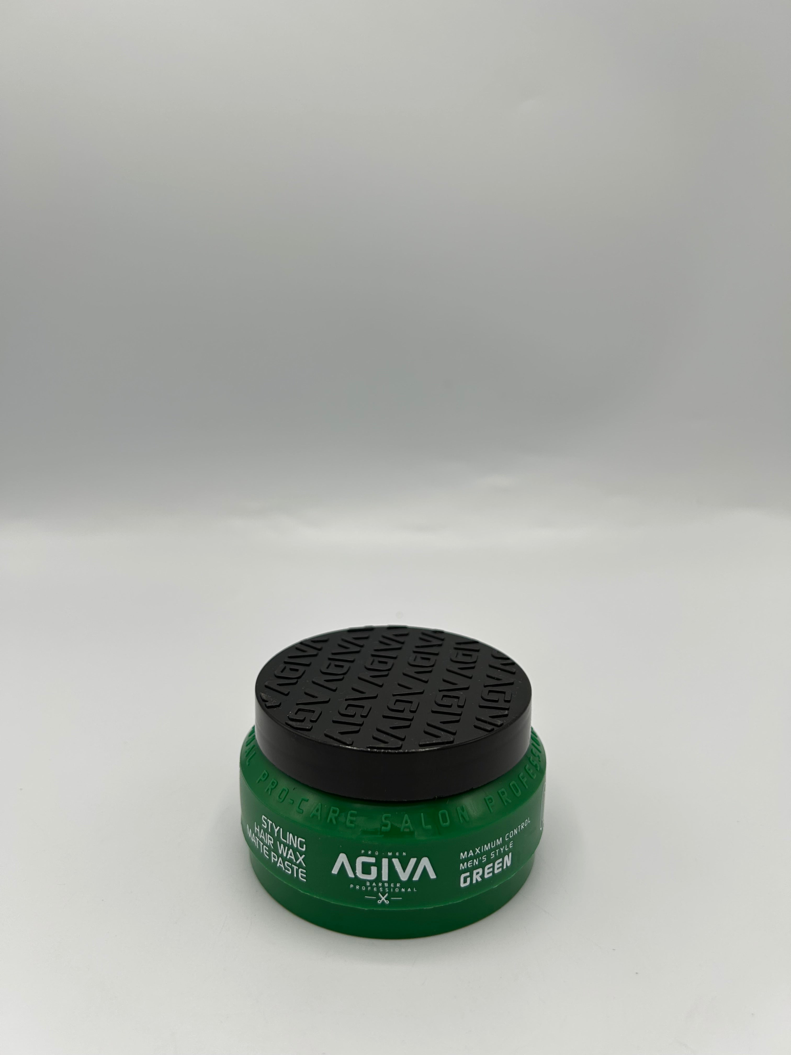 AGIVA Hair Styling Wax Green Matte Paste No.3 - 90ml | Travel Size