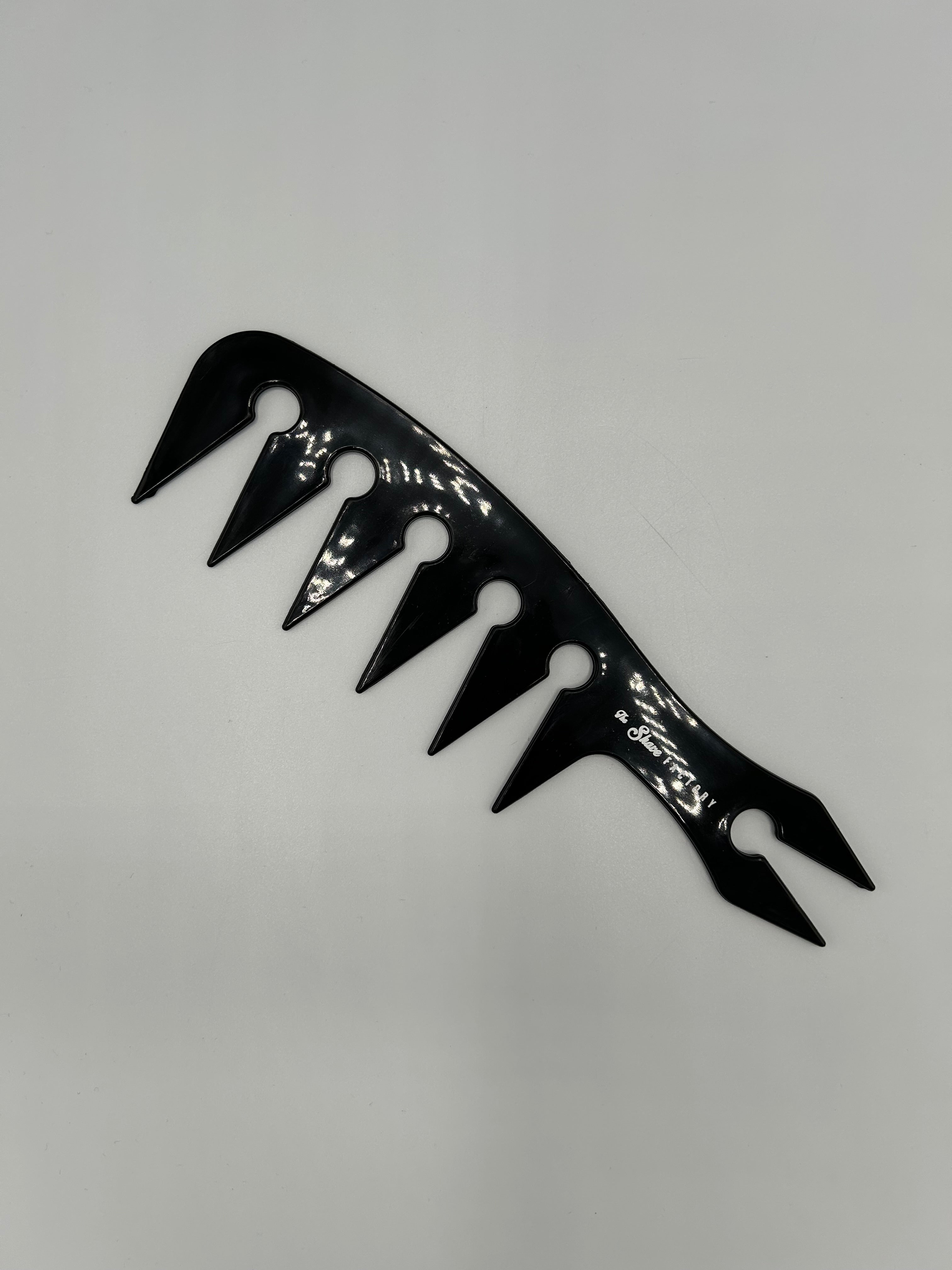 THE SHAVE FACTORY WIDE TOOTH BARBERING COMB