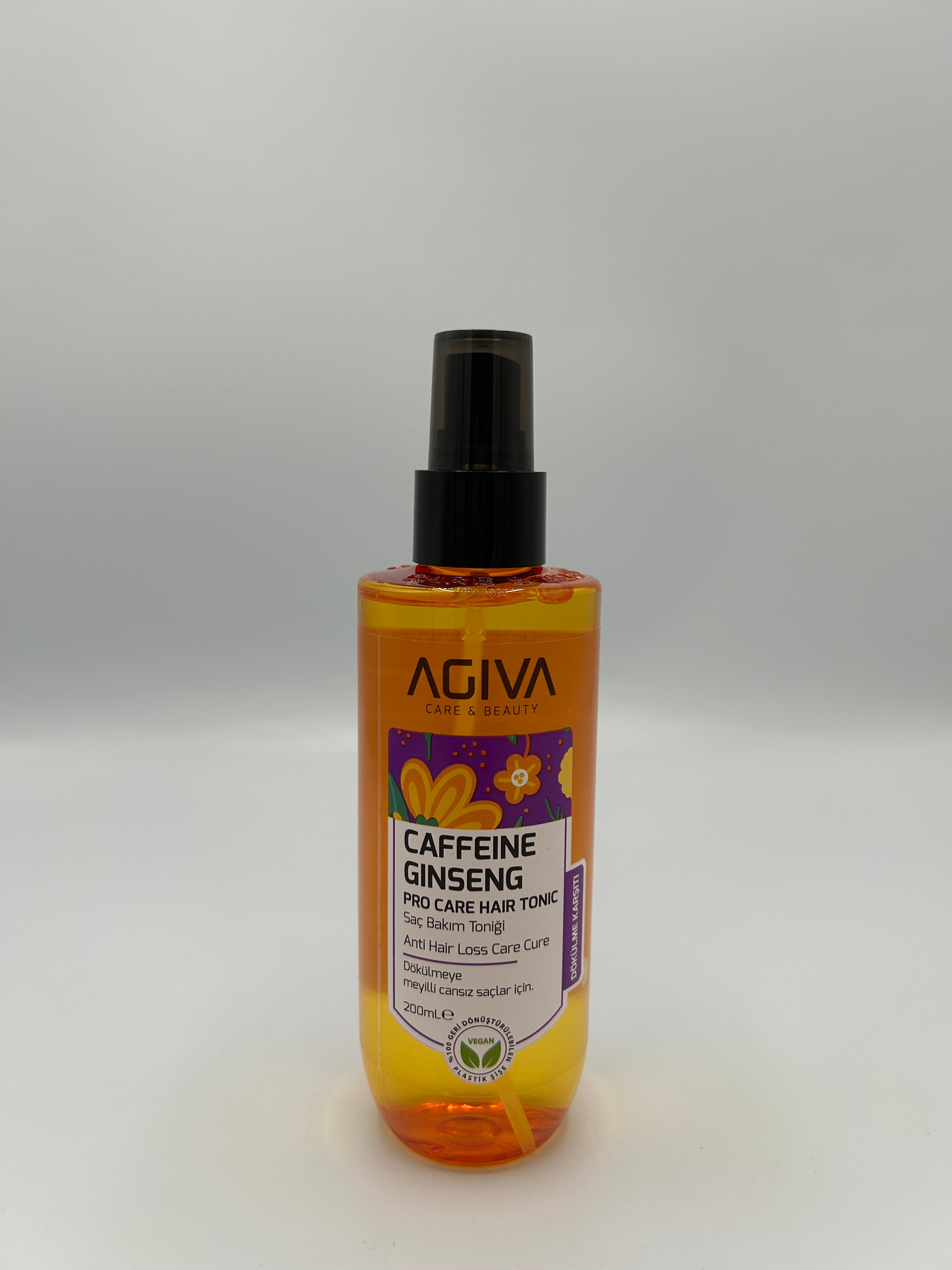 AGIVA Hair Tonic Caffeine Ginseng - 200ml | Anti Hair Loss Care Treatment