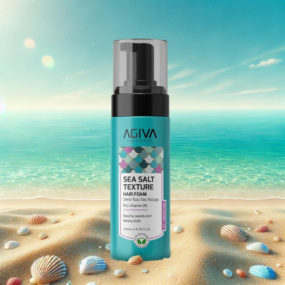 AGIVA Hair Styling Sea Salt Texture Foam Mousse - 200ml