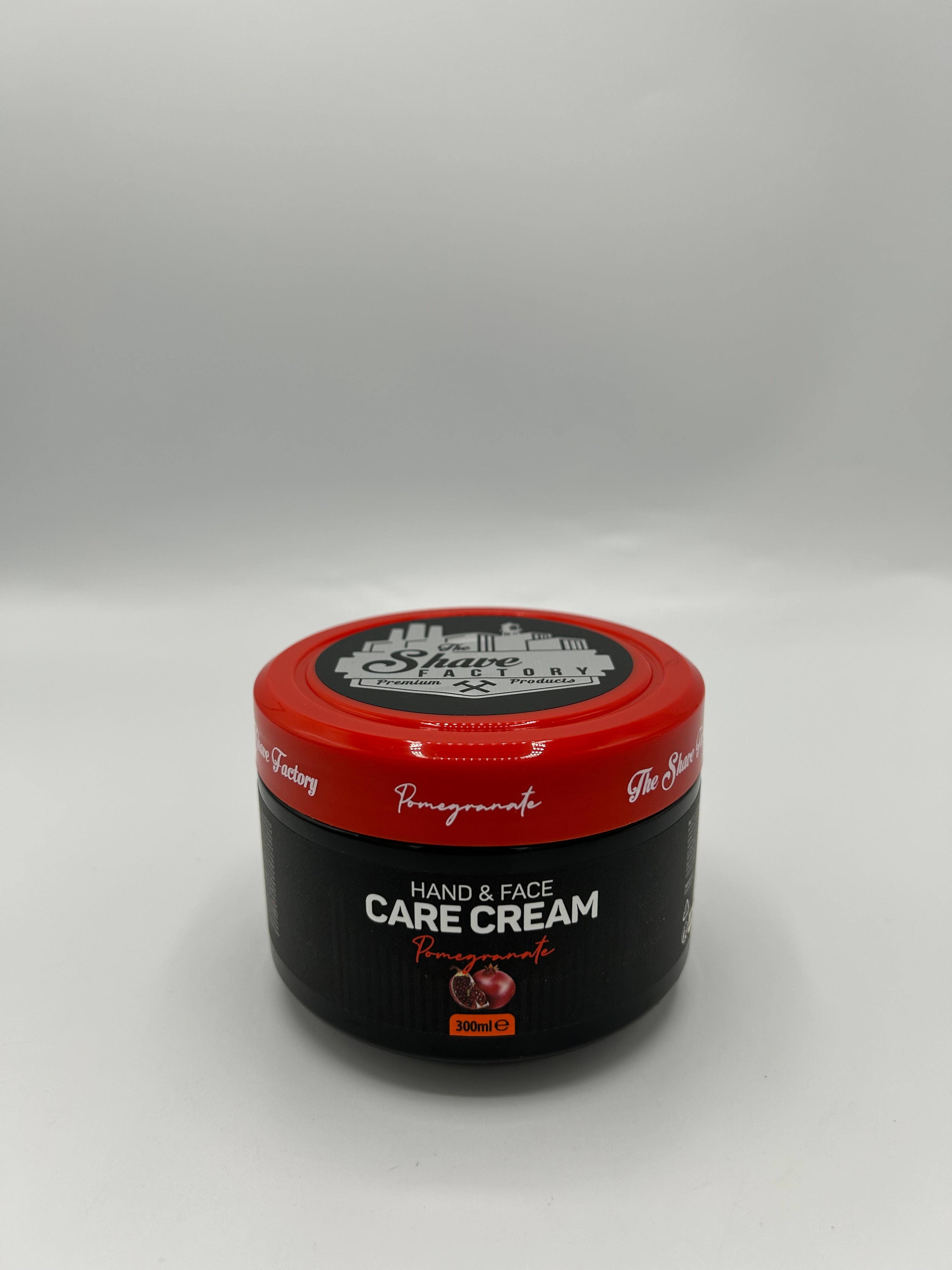 The Shave Factory Care Cream
Pomegranate - 300ml | Hand & Face
