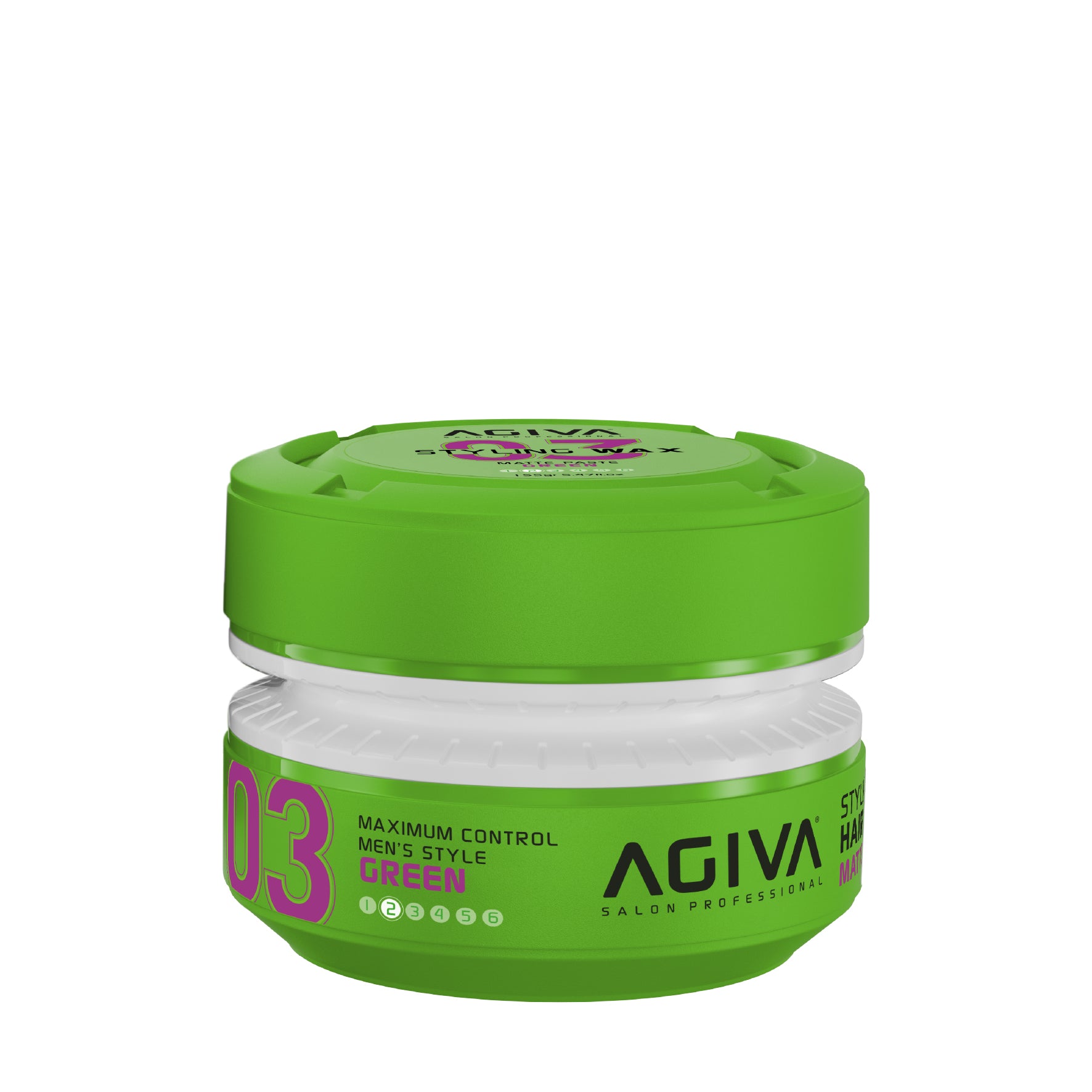 AGIVA Hair Styling Wax Matte Paste Green 03 - 175ml