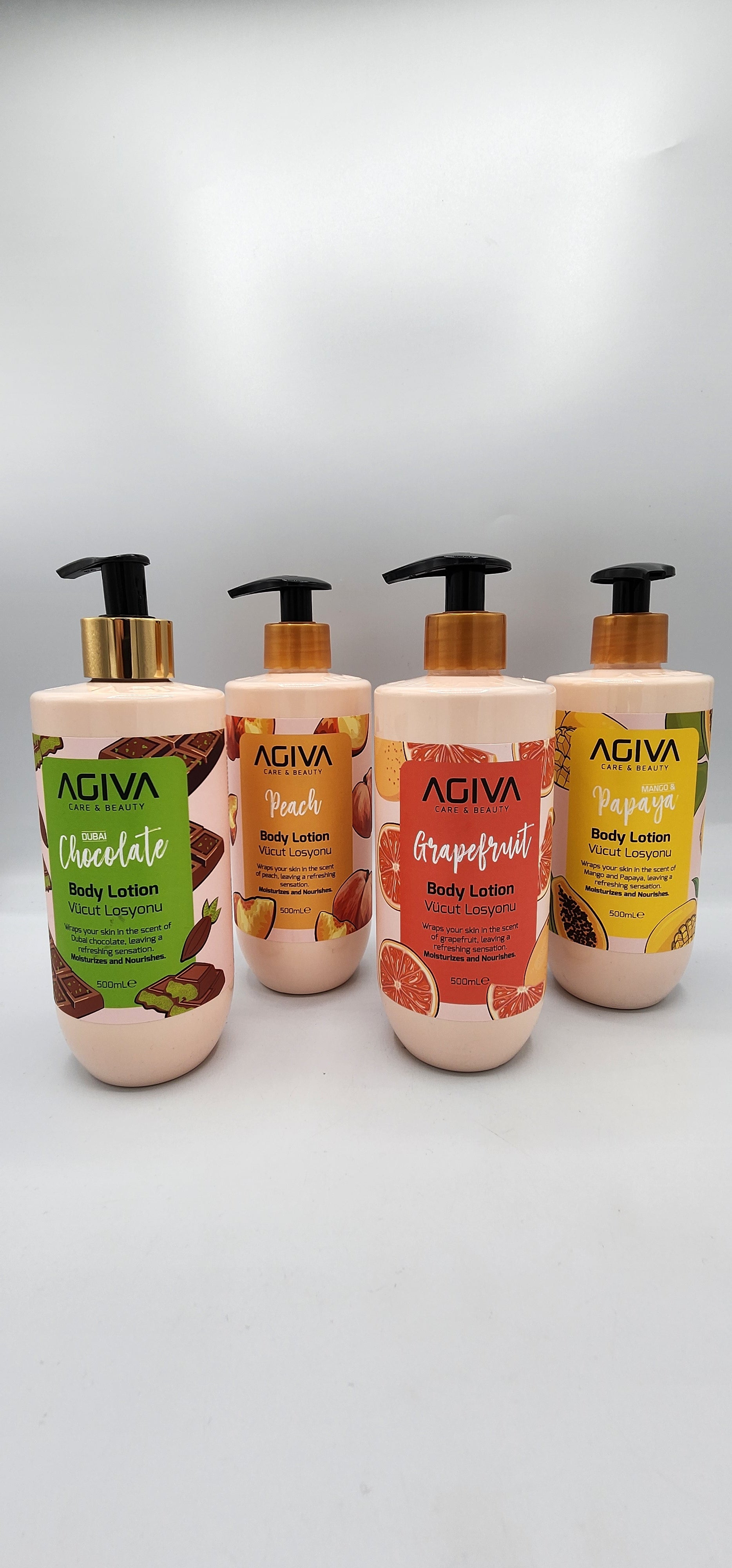AGIVA - Body Lotion - Bundle of 4 Variants