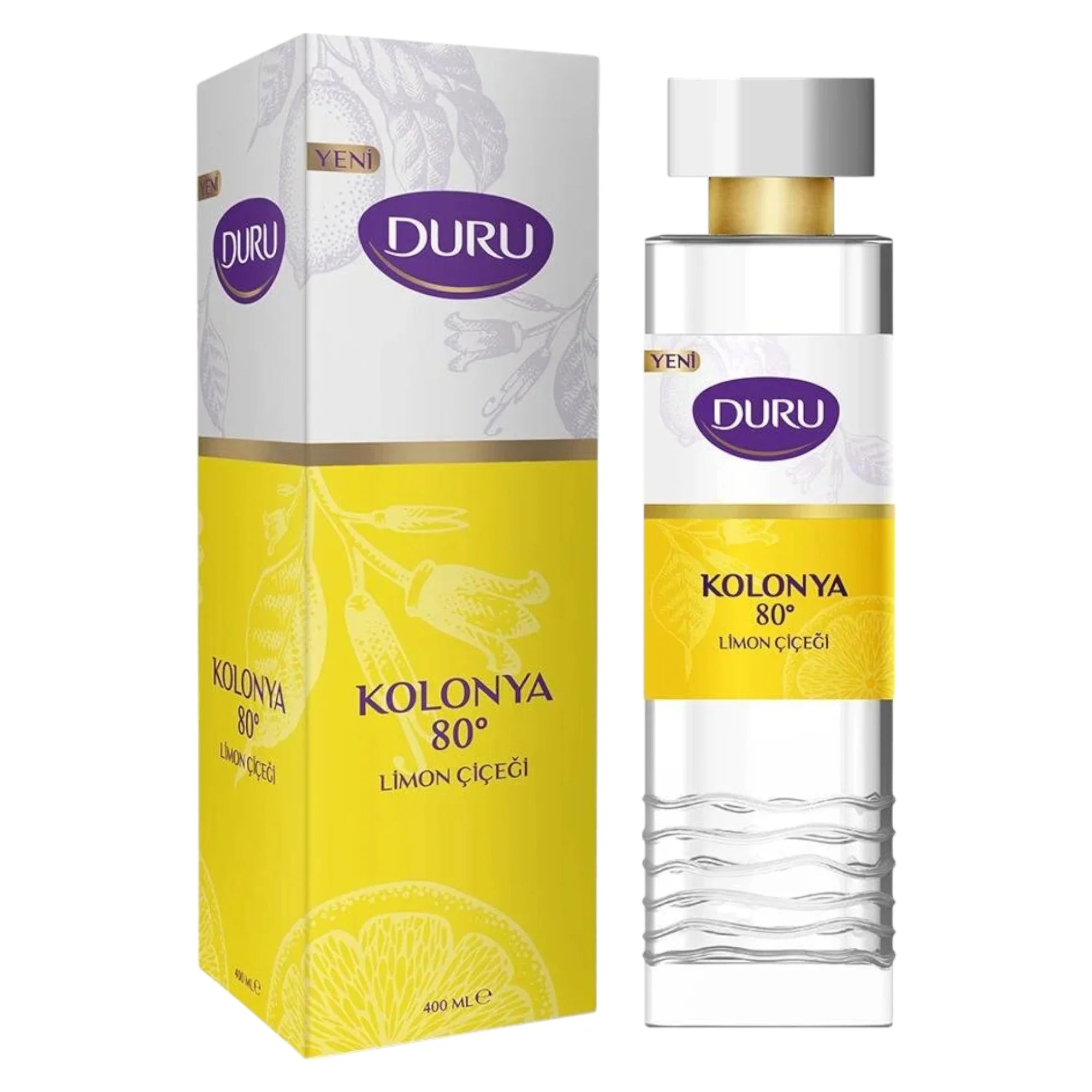 NEW Duru Turkish Cologne Lemon Kolonya - 400ml