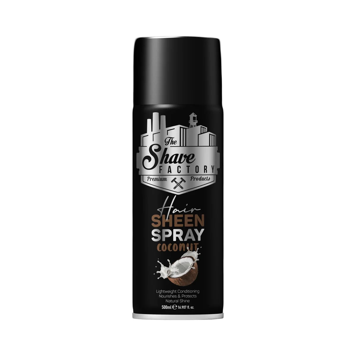 The Shave Factory Hair Sheen Spray Coconut Oil - 500ml