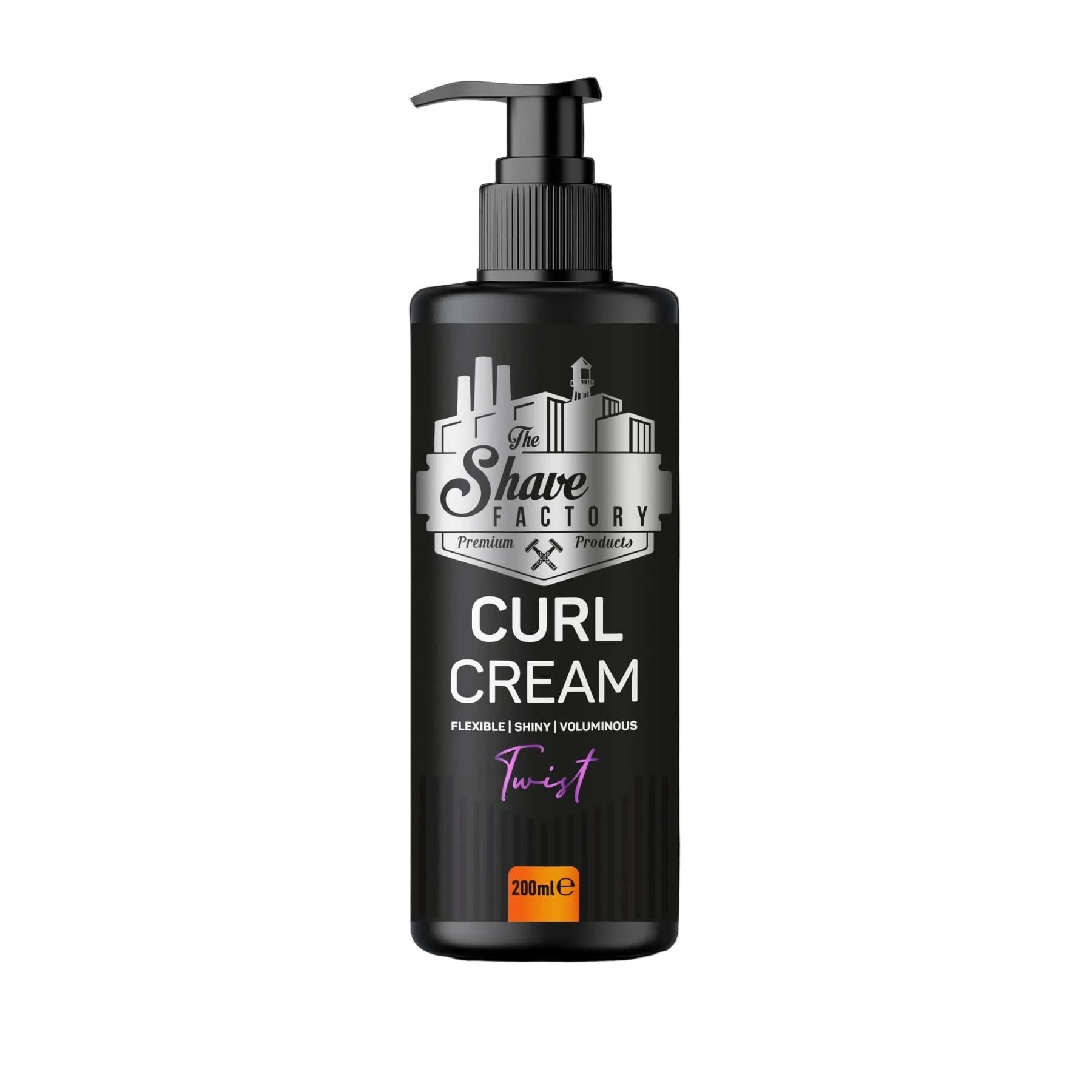 The Shave Factory Curl Cream - Twist 200ml - Flexible, Shiny, Volume