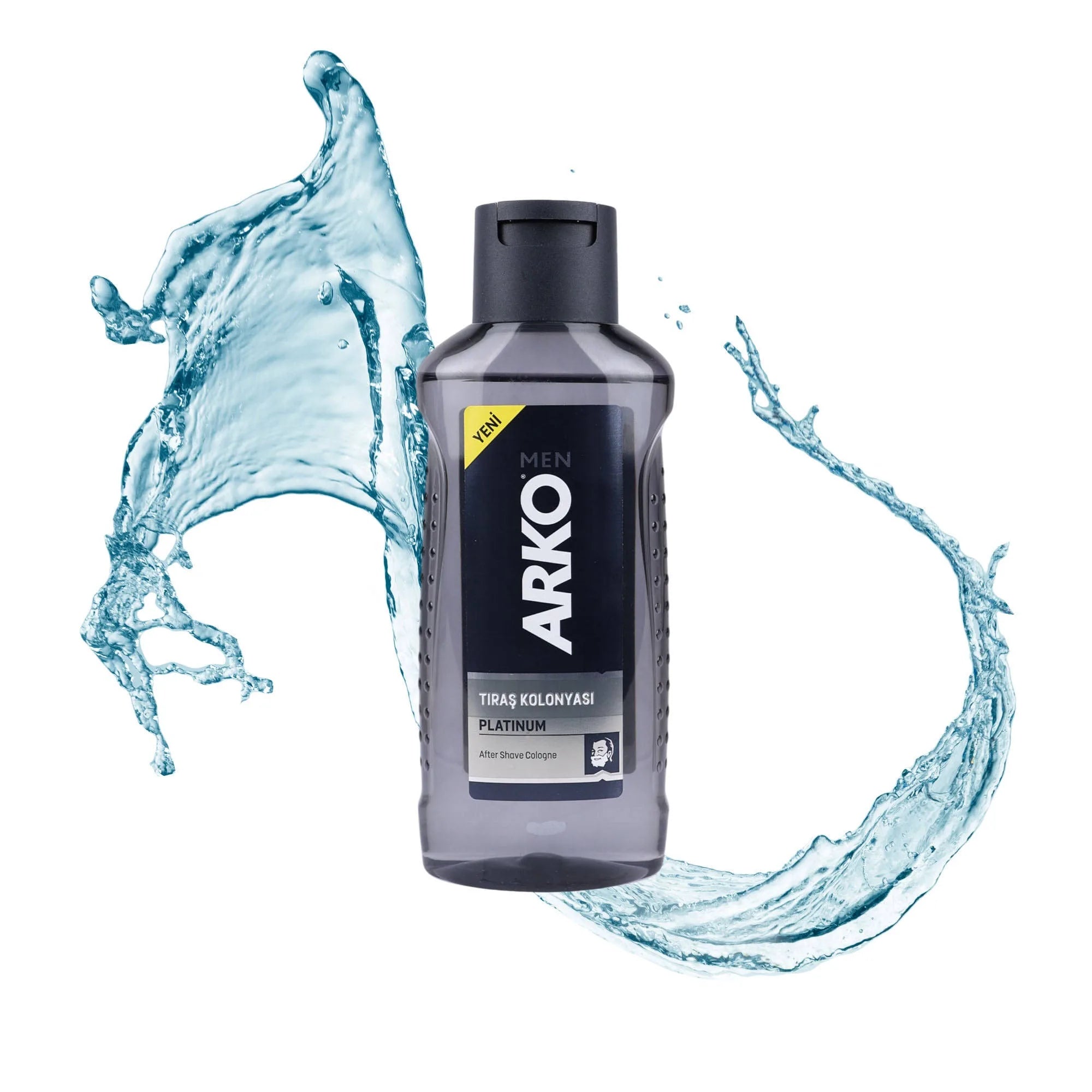 NEW Arko Men Aftershave Cologne Platinum Grey - 255ml