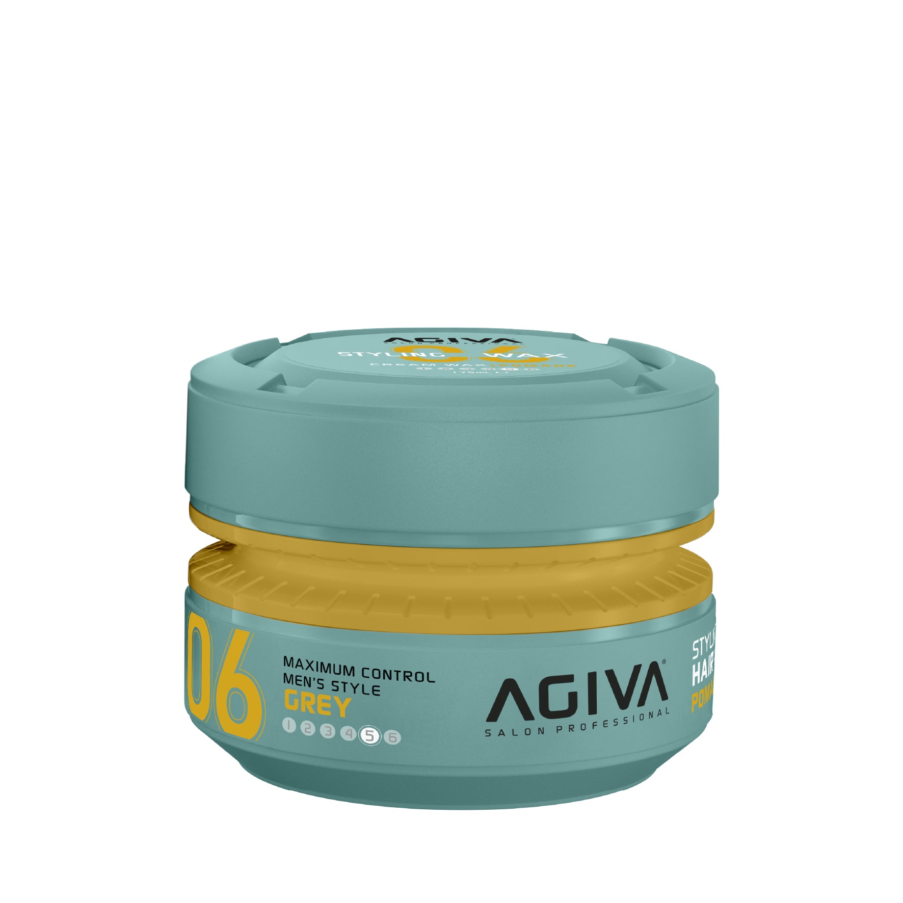 AGIVA Hair Styling Wax Cream Pomade Grey 06 - 175ml