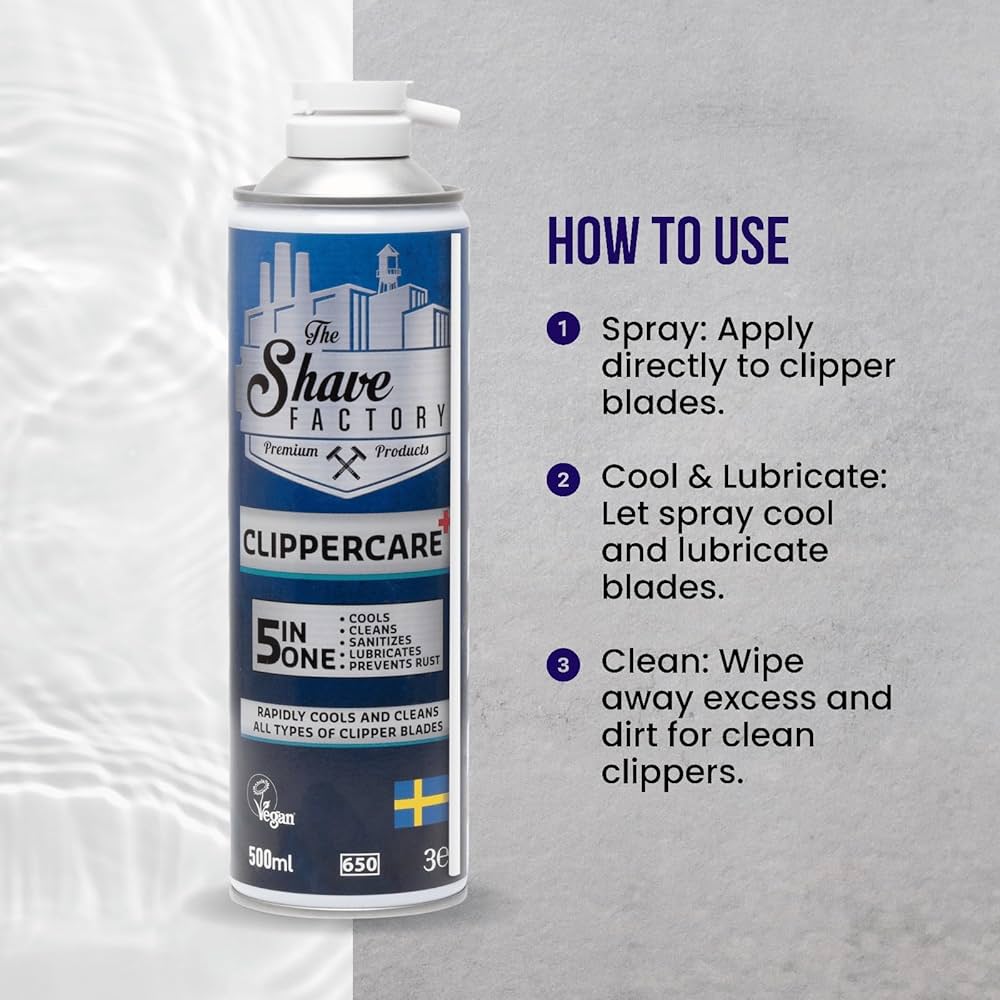 The Shave Factory 5in1 Clippercare+ Spray - 500ml