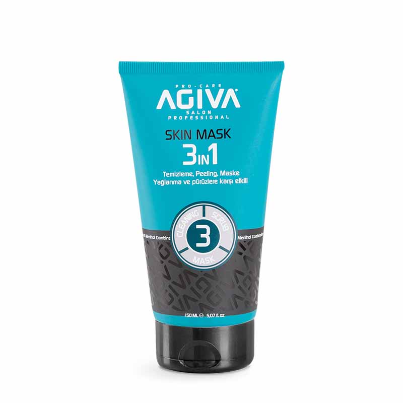 ماسکی پێستی AGIVA 3in1 ماسکی پاککەرەوەی سکراب 150 ML