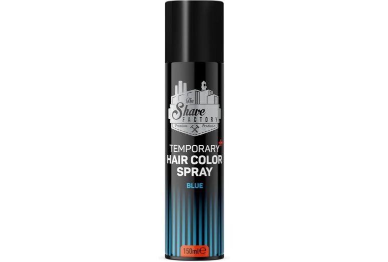 The Shave Factory Temporary Hair Colour Spray 150ml - Blue