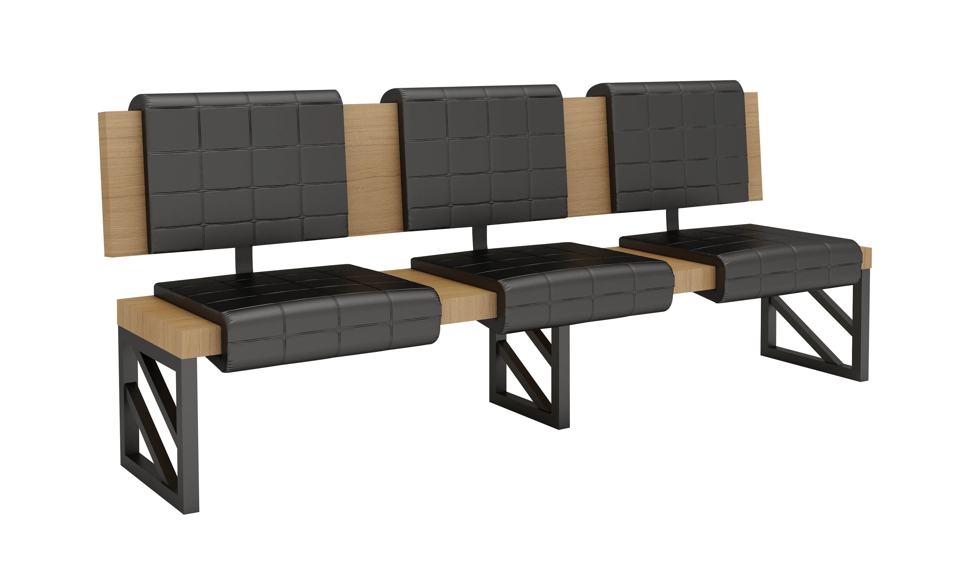 BRB-027 TRIPLE WAITING CHAIR