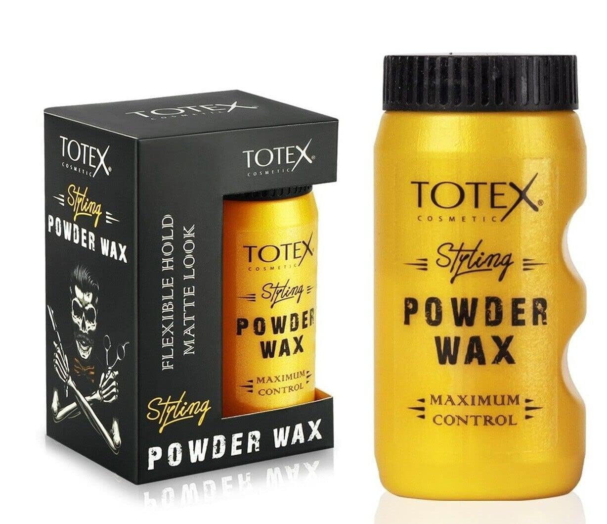 Totex Cosmetic Powder Wax - 20g | Flexible Hold Matte Look & Volumising